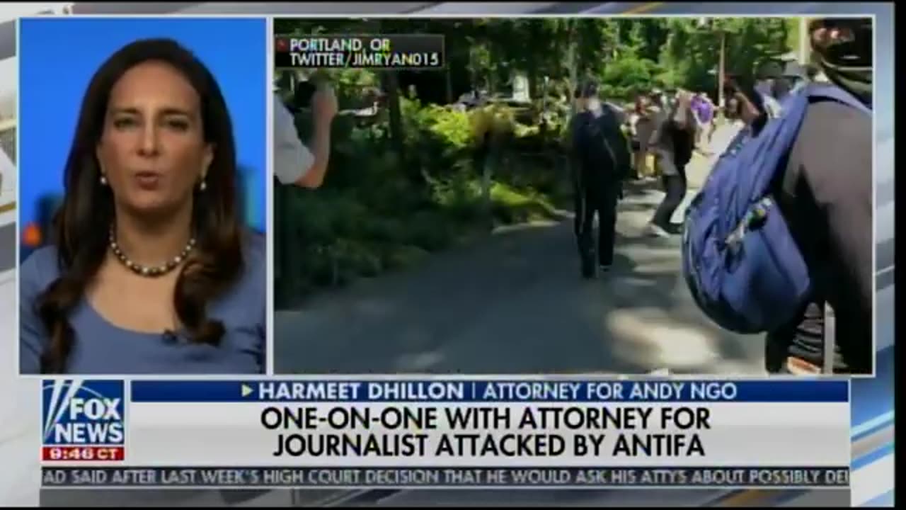 July 2 2019 Attorney Harmeet Dhillon comments on Antifa attacking Andy Ngo