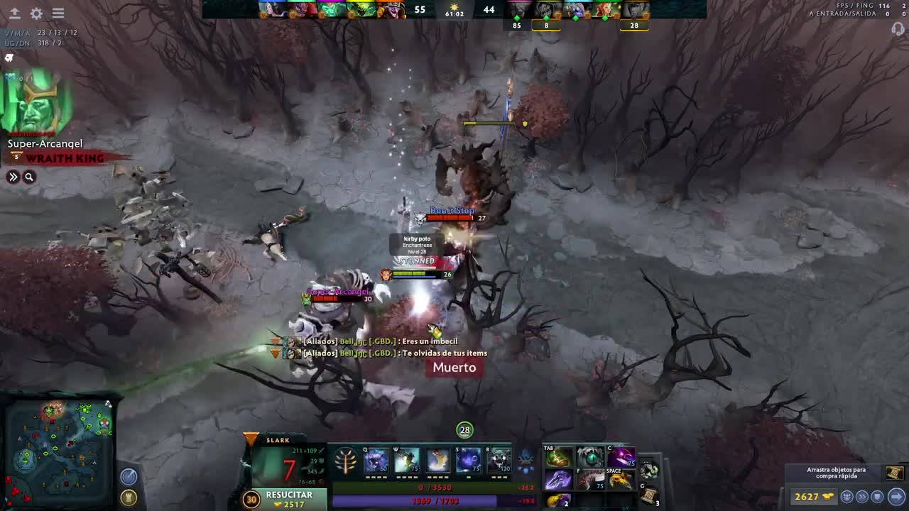 Enchantress executed dota2