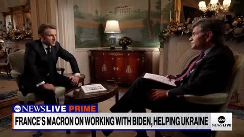 FRANCE'S MACRON, BIDEN WORK TOGETHER TO HELP UKRAINE