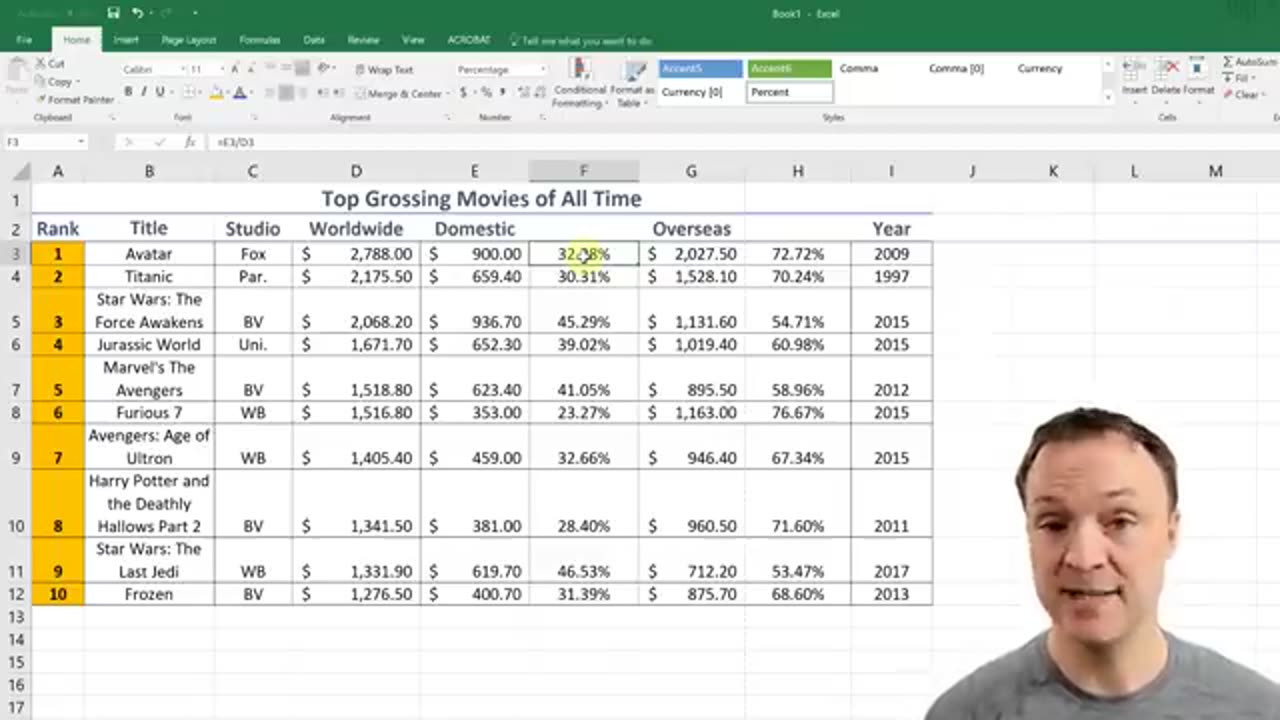 Excel Tutorial Lecture 5