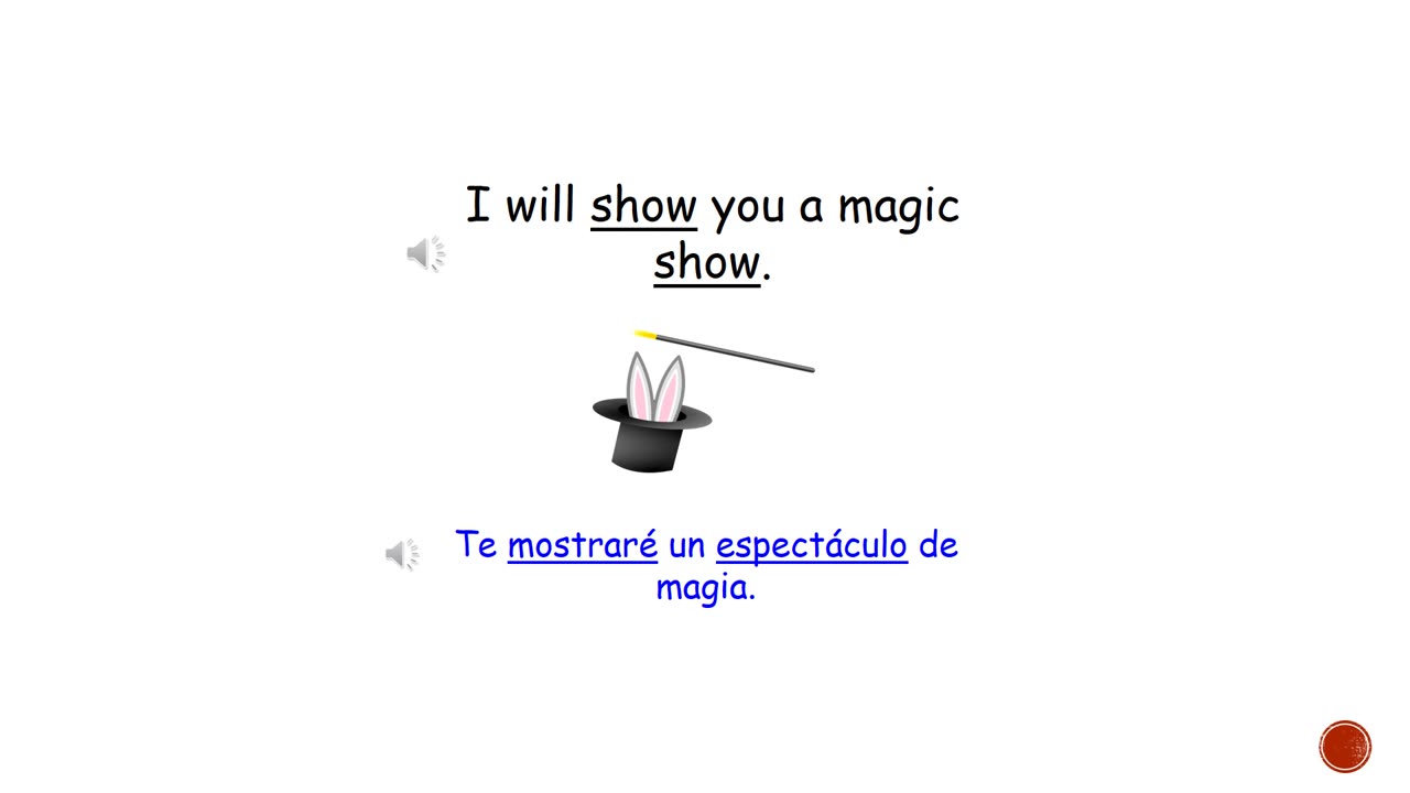 Palabra Del día en Inglés ' show '