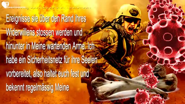 Klammert euch an Mich... Eure Tränen sind in Goldenen Fläschchen aufbewahrt ❤️ Liebesbrief von Jesus