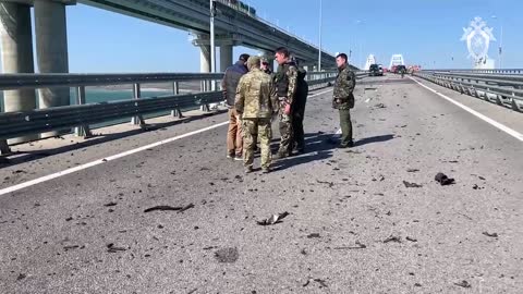 "Do you know what, boys? We do have a destroyed bridge here"