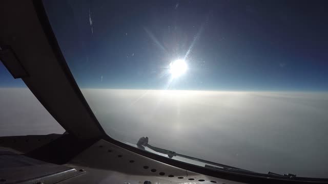 2021-4-20, B767 Sunrise Over Kansas Through Landing Baltimore (BWI)