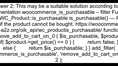 Hide quotAdd to cartquot button when the product price is zero