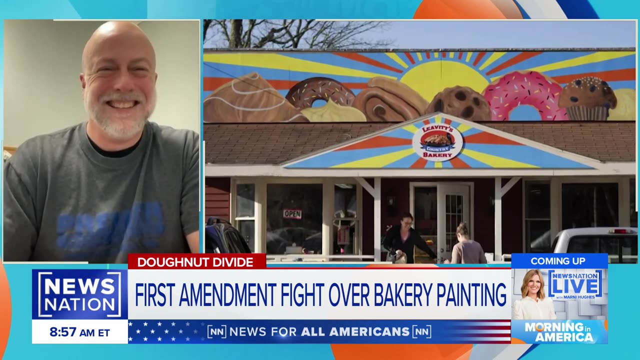 Mural at donut shop leads to First Amendment lawsuit | Morning in America