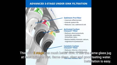 Aquasana 3-Stage Under Sink Water Filter System --Overview