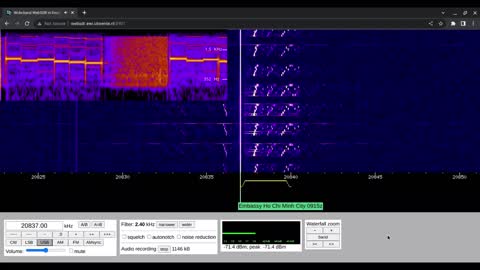 X06 645321 Moscow To Ho Chi Minh City 17/11/2022 0928 UTC 20837kHz