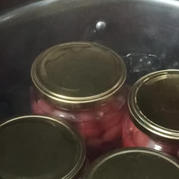 Pasteurization of cherry syrup