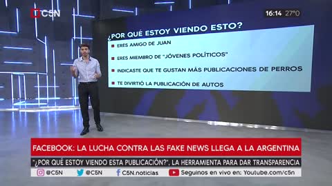 Facebook: La lucha contra las fake news llega a la Argentina