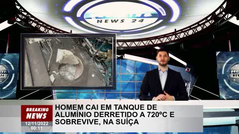 O homem cai em um tanque de alumínio derretido a 720ºC e sobrevive na Suíça