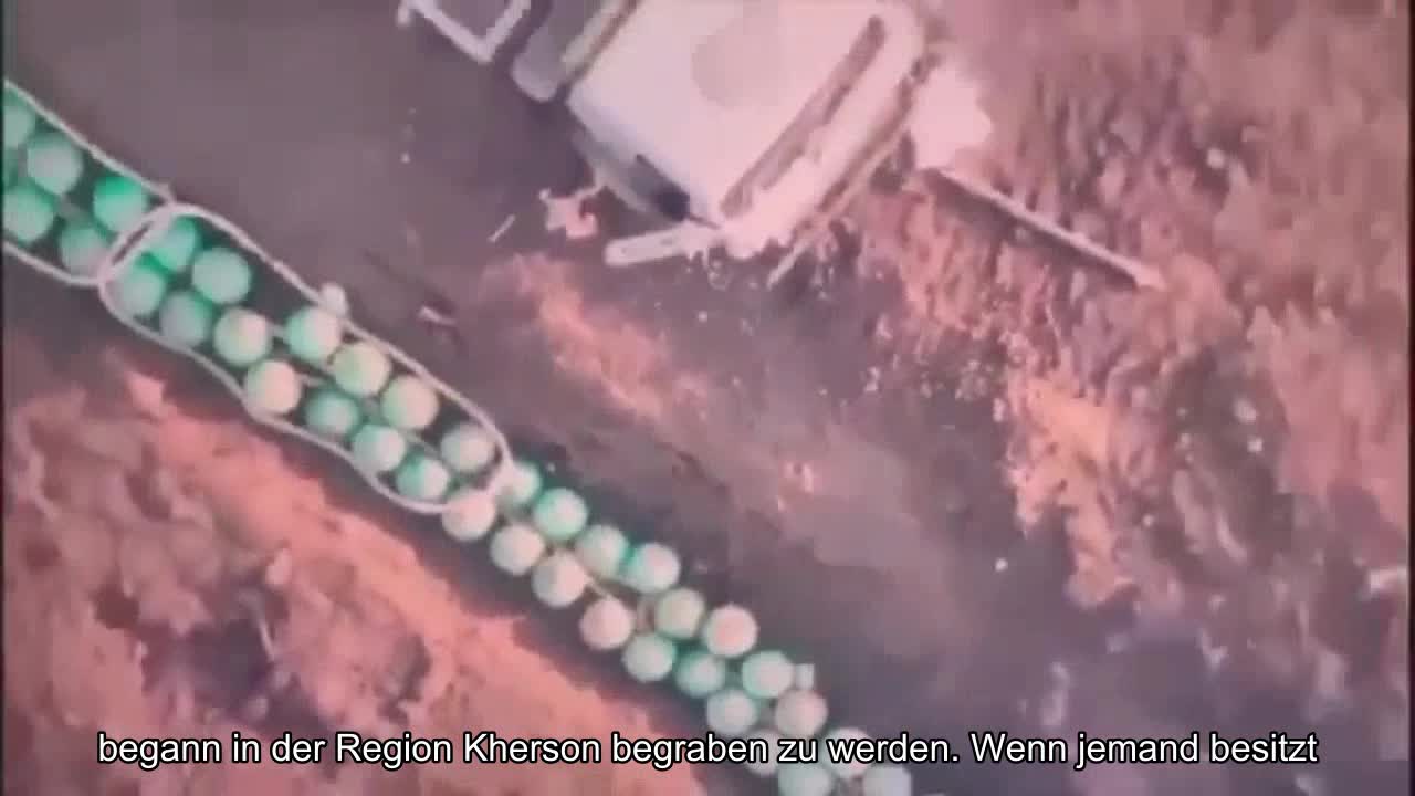 Fotos von seltsamen Containern, die die Besatzer in der Region Cherson zu vergraben begannen, werde