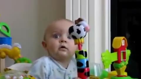 Funny baby laughing 🤣🤣