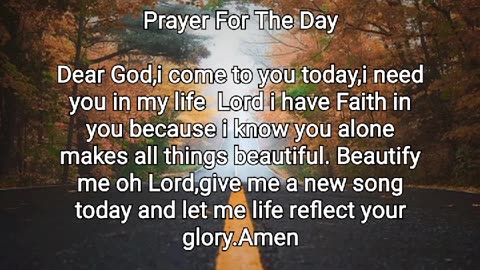 Prayer For The Day