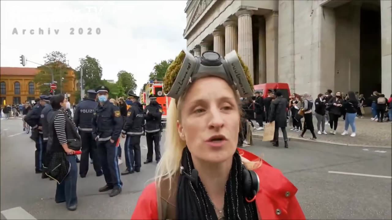 Künstlerin Limara über Polizeieinsatz auf Silent-Demo - BlackLivesMatterDemoMünchen 6.6.20 (5)