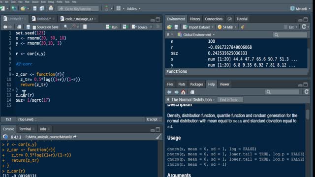 Part 2: Meta-analysis in R