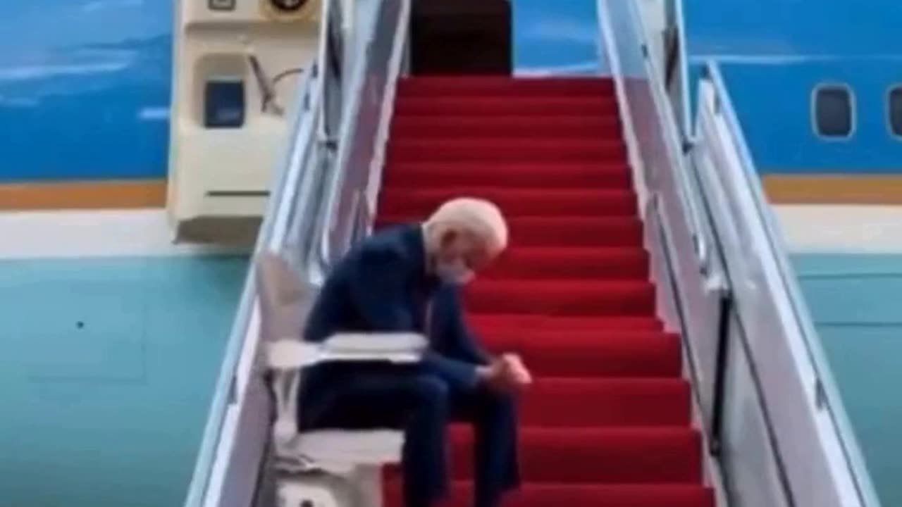 Stair Lift Installed on Air Force (Acorn) 1 For Biden