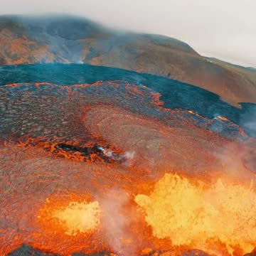 Direct hit with lava