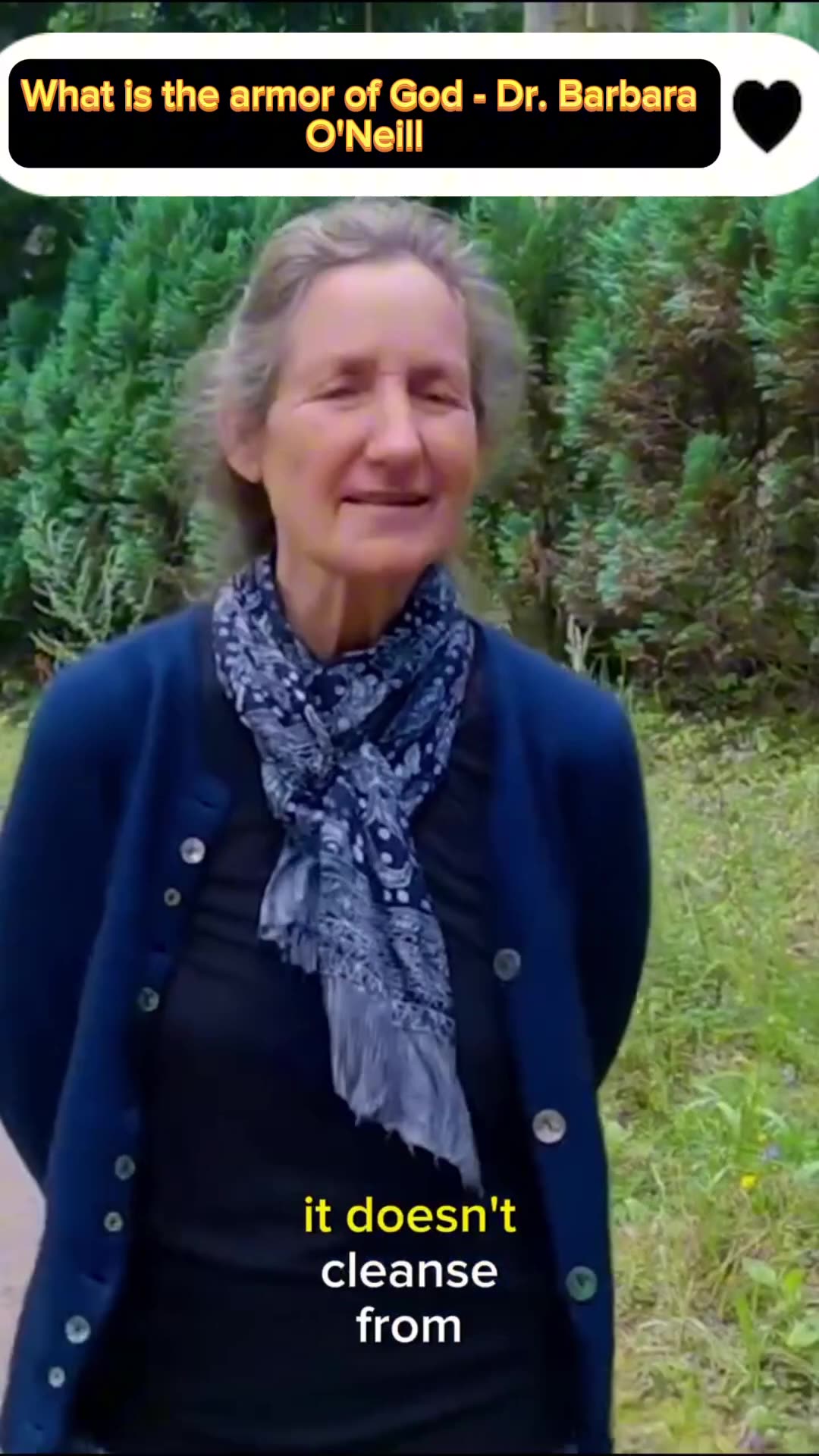 Dr. Barbara O'Neill - What is the armor of God