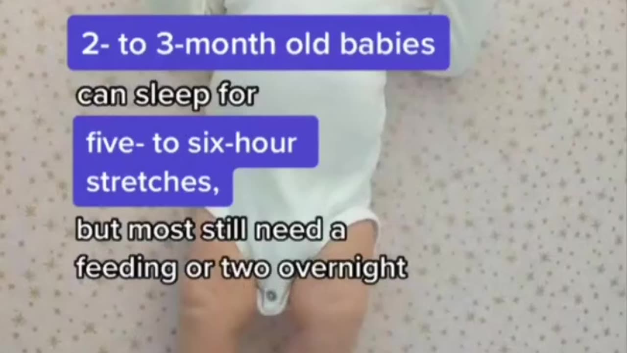 When do babies sleep..