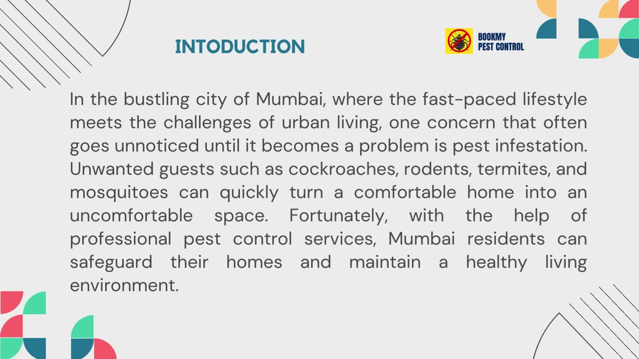 Ensuring Pest-Free Homes in Mumbai with BookMyPestControl