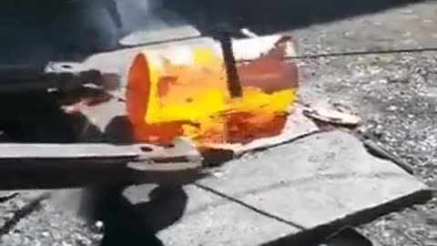 How a train wheel is made