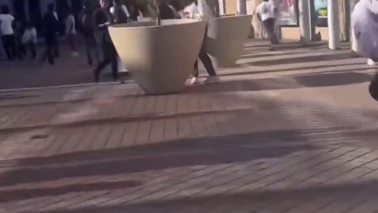 "Teens" attack random people at the Del Amo Fashion Center in Torrance, California