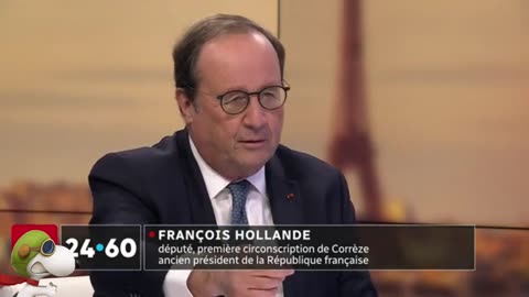 Anne-Marie Dussault avec François Hollande Démokratie blabla