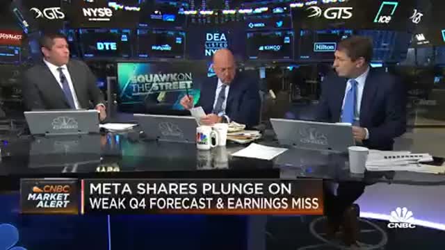 Jim Cramer tearing up over META