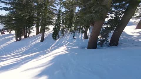 Skiing The STEEPEST Runs At Palisades Tahoe