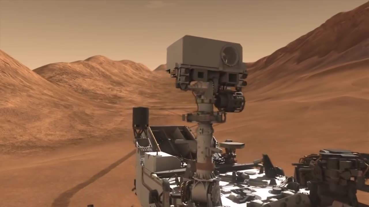 Mars Science Laboratory Curiosity Rover Animation