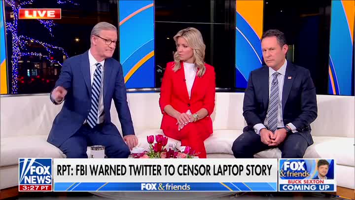 'Fox & Friends' Hosts Clash Over FBI's Involvement In Suppressing Hunter Biden Laptop Story