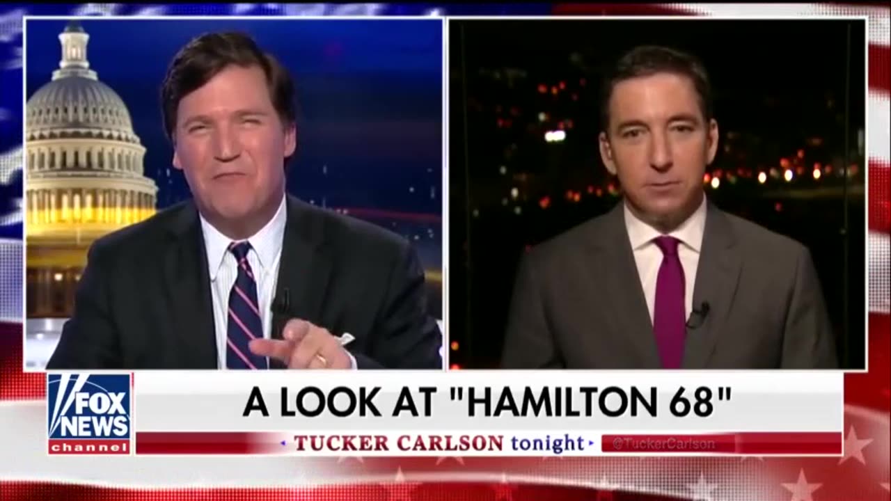 Dinesh, Tucker & Glen Greenwald on Hamilton 68, Bogus DS Twitter Op that branded MAGA as Russians