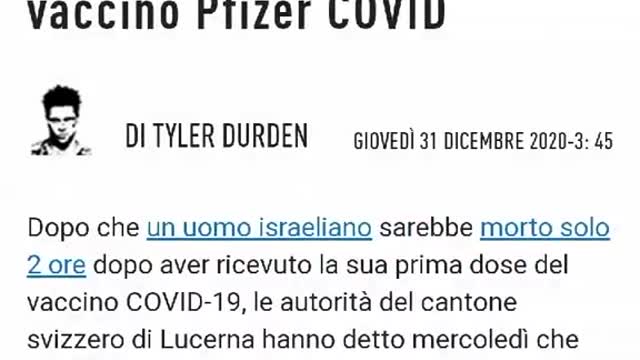 IL VACCINO HA LICENZA DI UCCIDERE