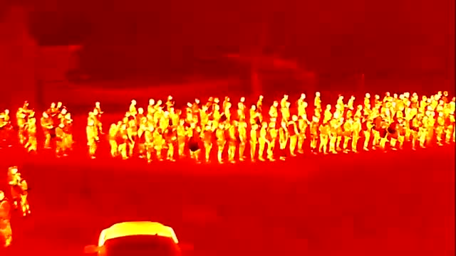 Thermal drone at Eagle Pass, Texas in the dead of night - This is every single day, same as Canada & Europe, This is clearly an invasions, I don't care who is "offended" by that factual term.