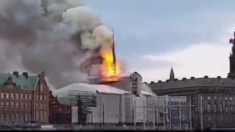 Denmark's historic 17th-century Børsen Stock Exchange building
