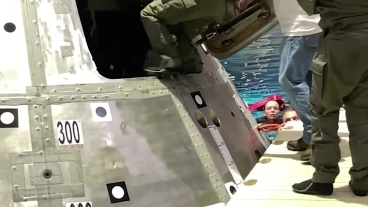Making splash with Artemis recovering training
