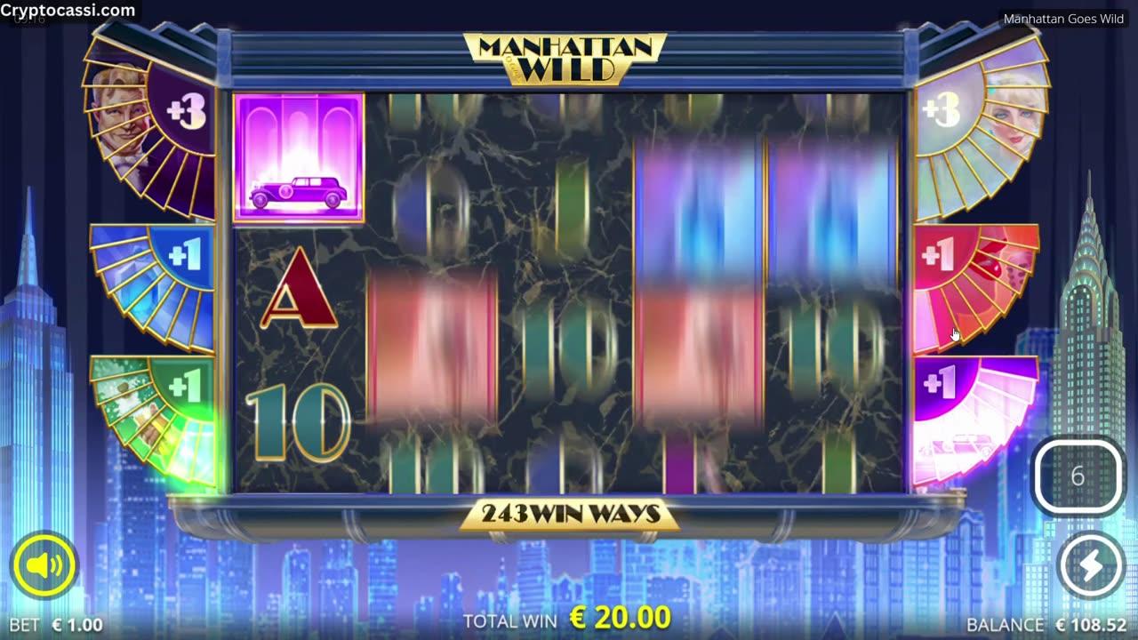 Manhattan Wild 100x Bonus Win