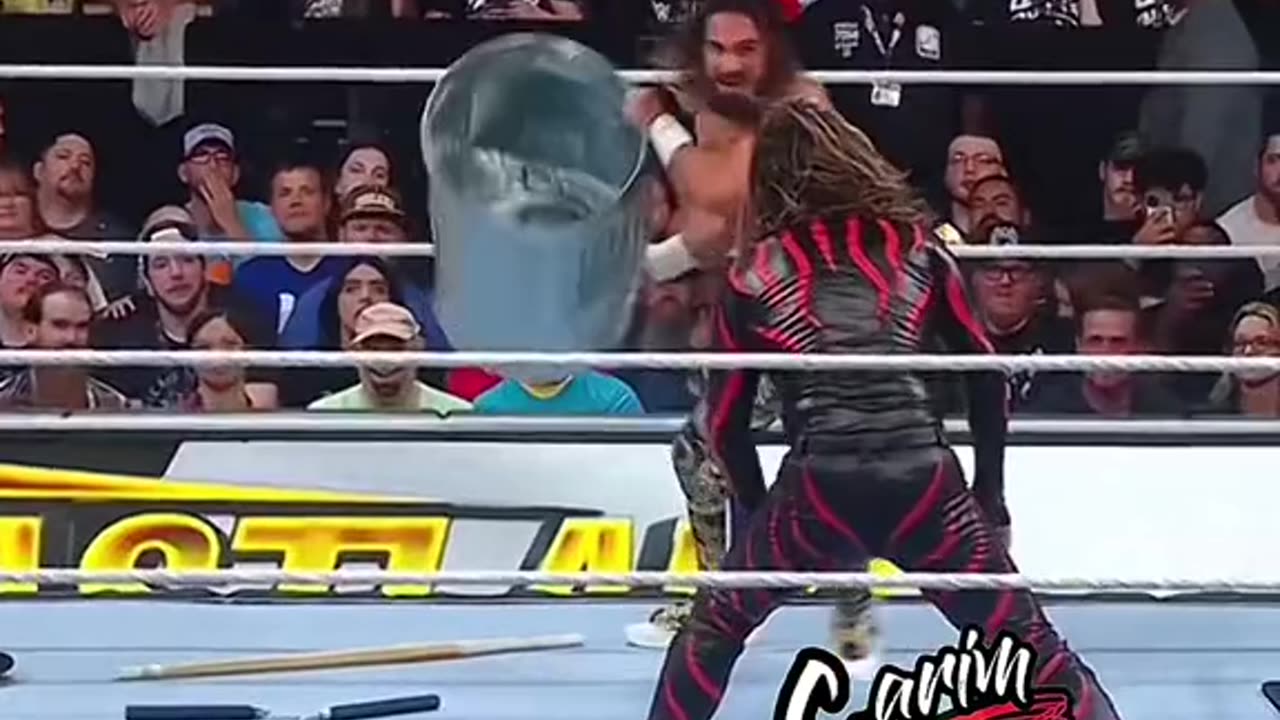 Seth Rollins vs Shinsuke Nakamura Last men standing match