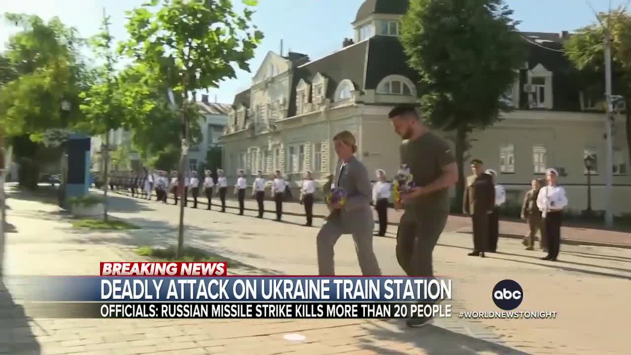 DEADLY ATTACK ON UKRAINE TRAIN STATION