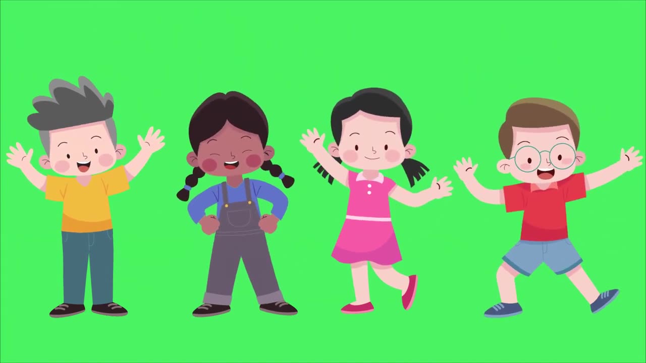 Kids Dance! Happy Kids! Children Fun