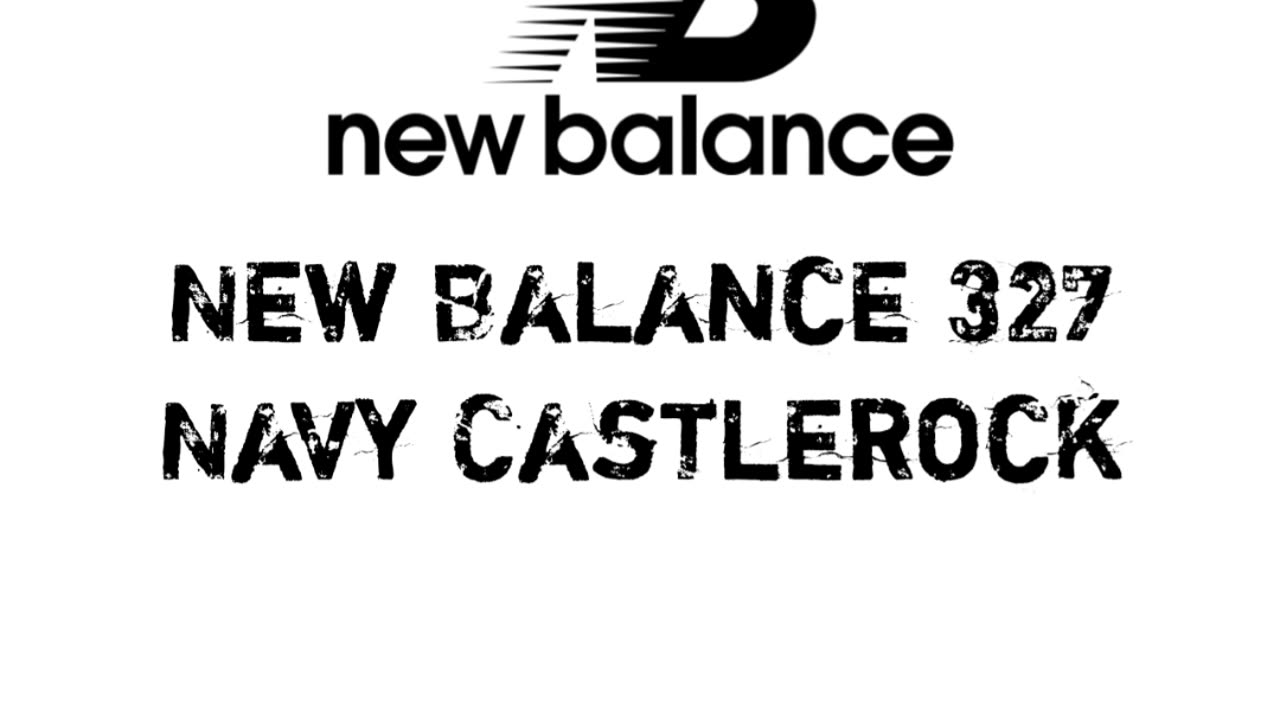 New Balance 327 Navy Castlerock