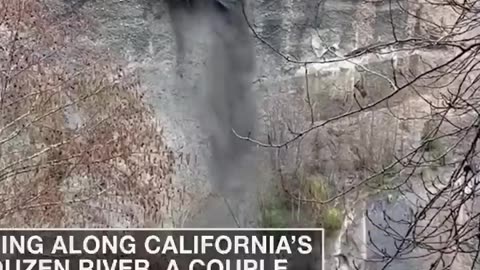 California cliff collapsed