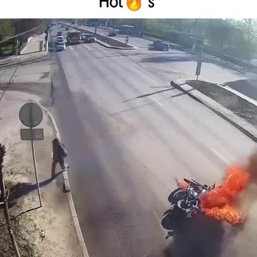 Fire in the street