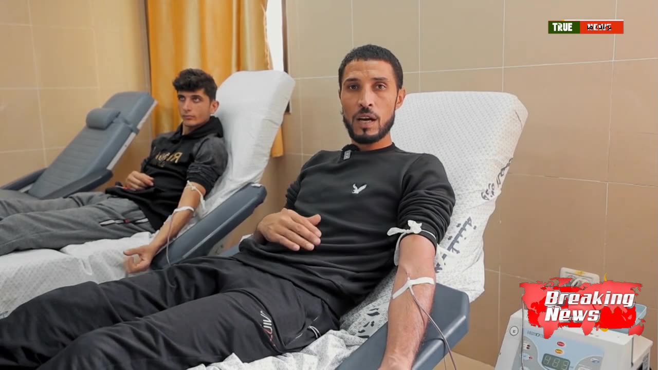 Gaza's hospitals suffer from a significant shortage of blood units