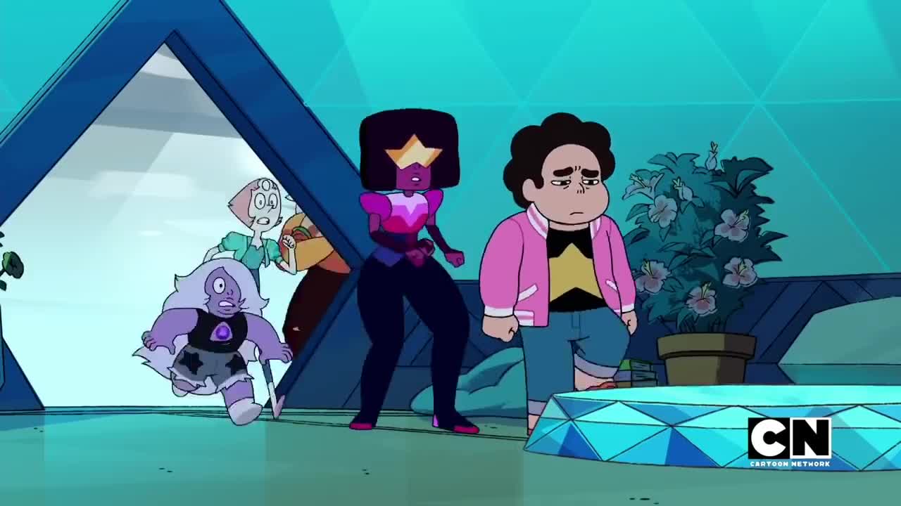 Steven flees to Homeworld