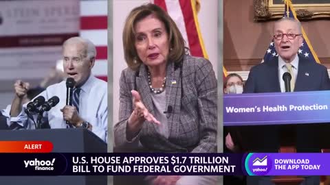House approves $1.7 trillion federal spending bill