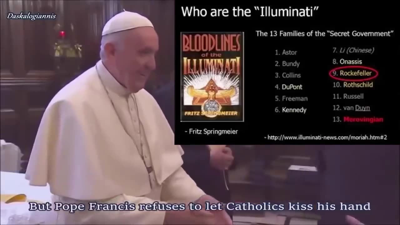 Franciszek oddaje pokłon mocodawcom...