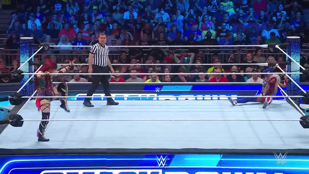 IYO sky vs. Zelina Vega -wwwe women's Title match smackdown highlights