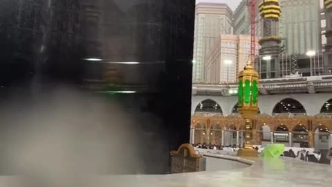 مطرنا بفضل الله ورحمته 🌧🕋